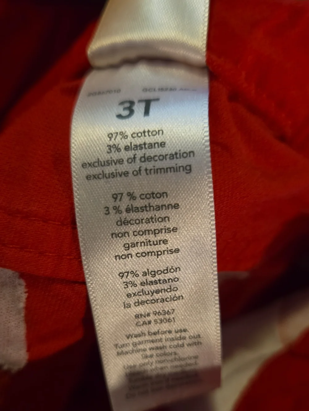 Oshkosh Red Pants
